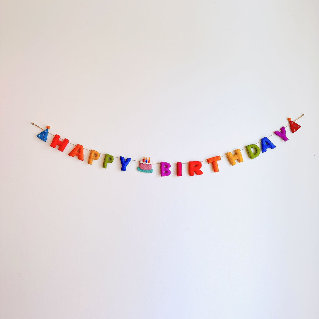 Felt Garland - Happy Birthday