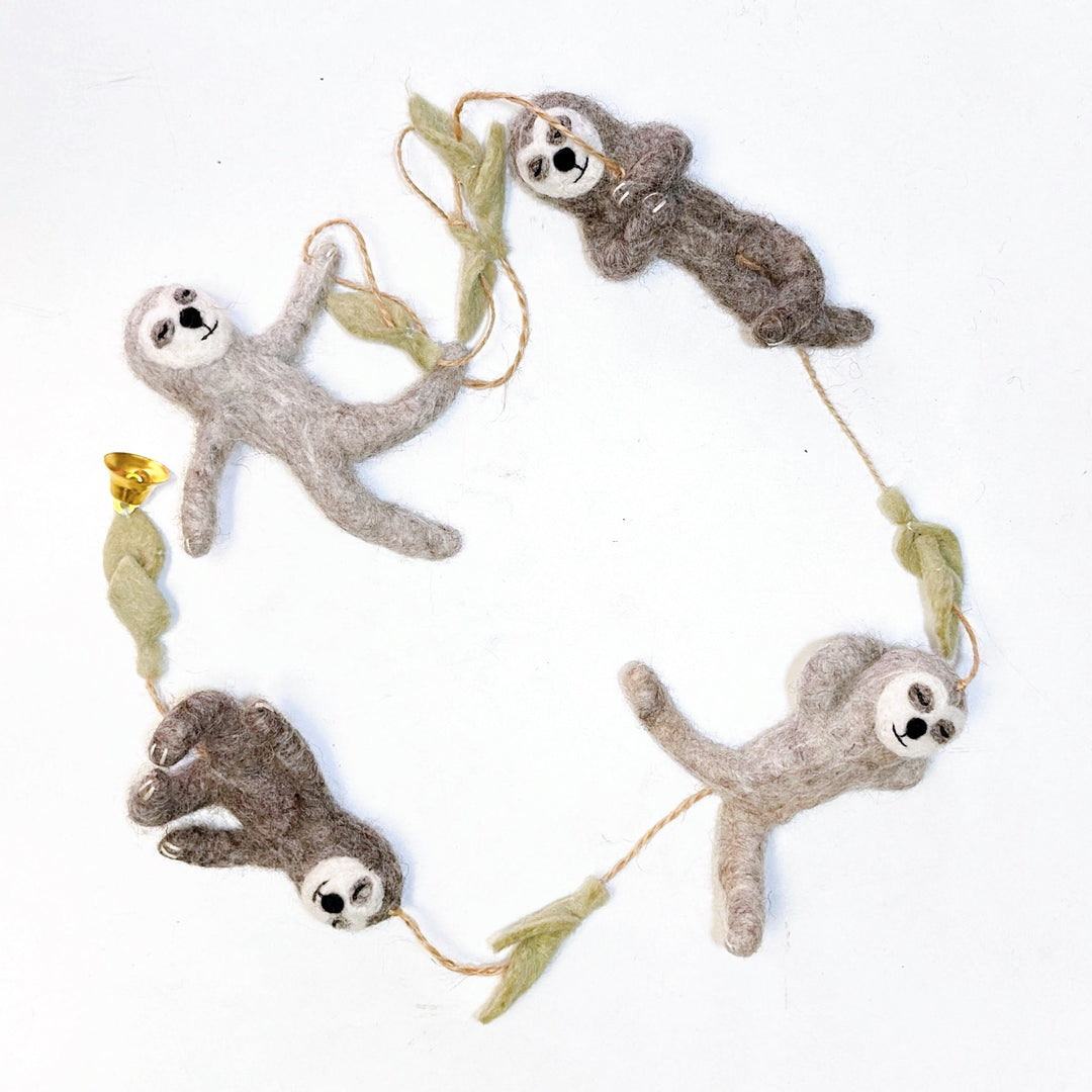Felt Garland - Slothful Serenity