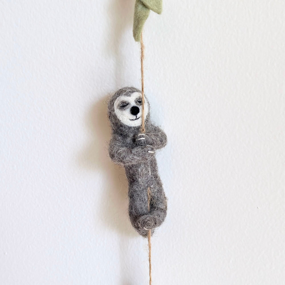 Felt Garland - Slothful Serenity