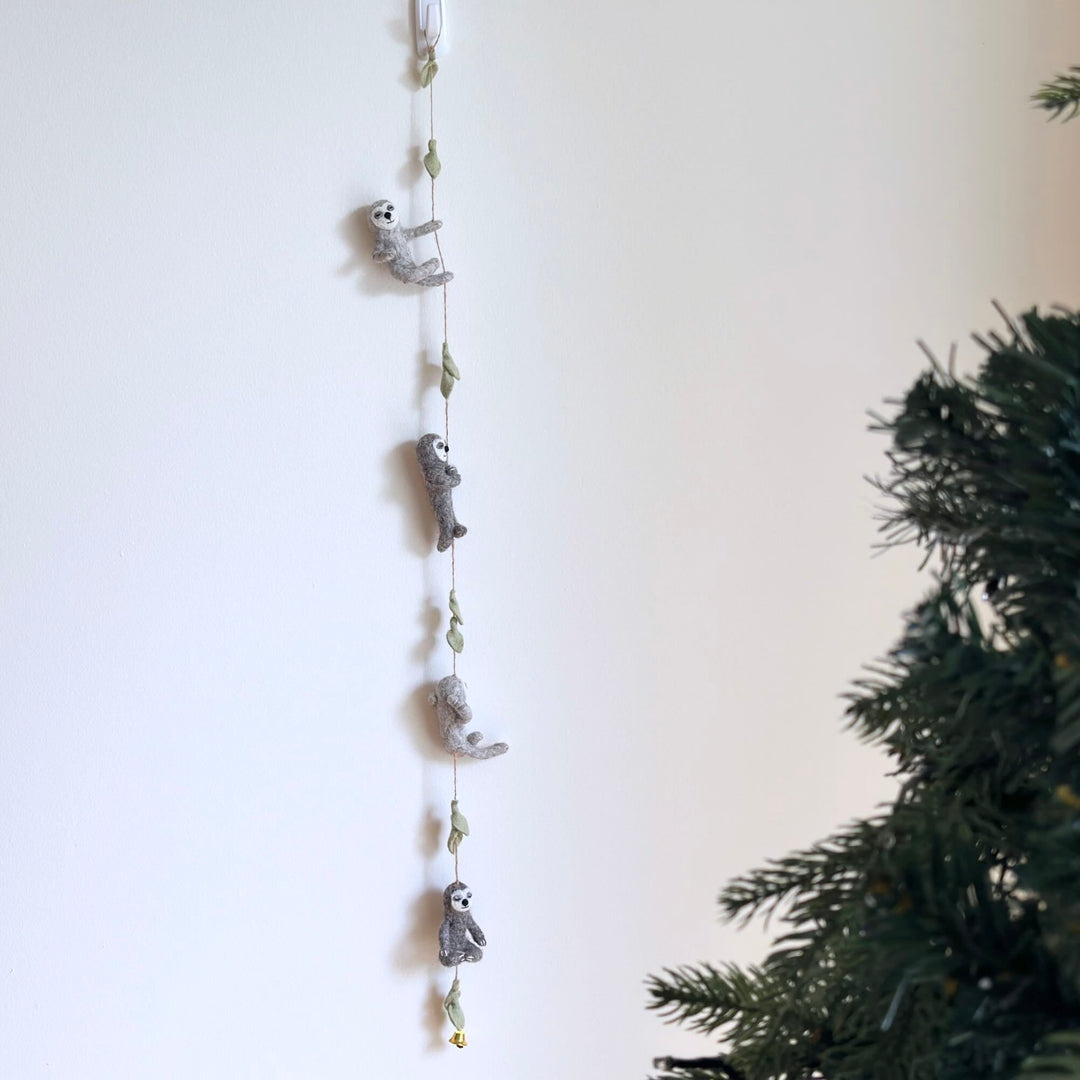 Felt Garland - Slothful Serenity