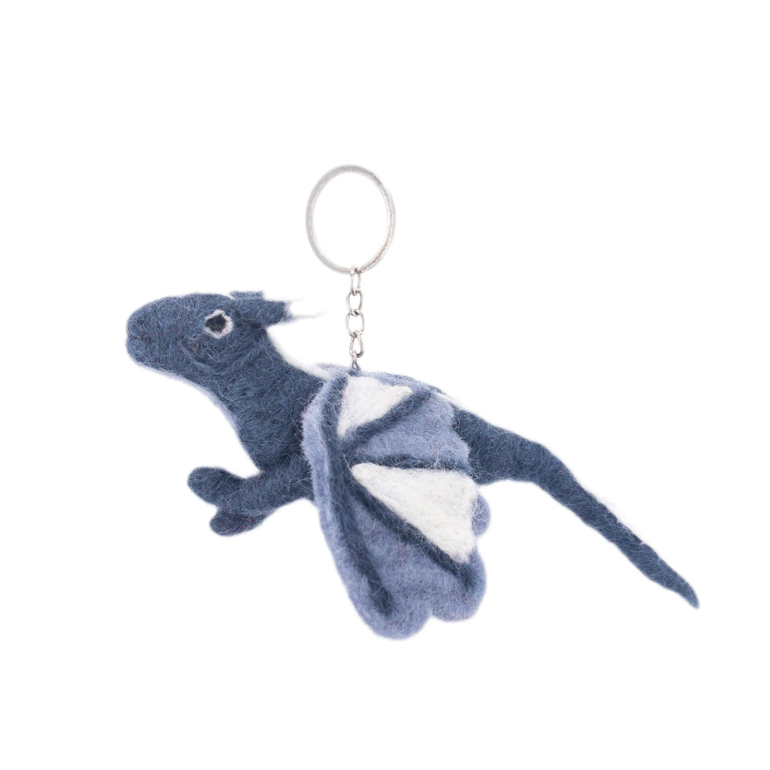 Felt Keychain - Flying Dragons