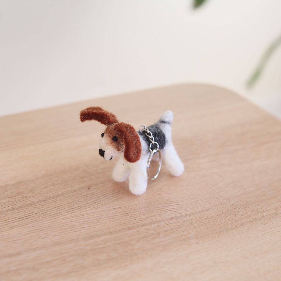 Felt Keychain - Jack Russell