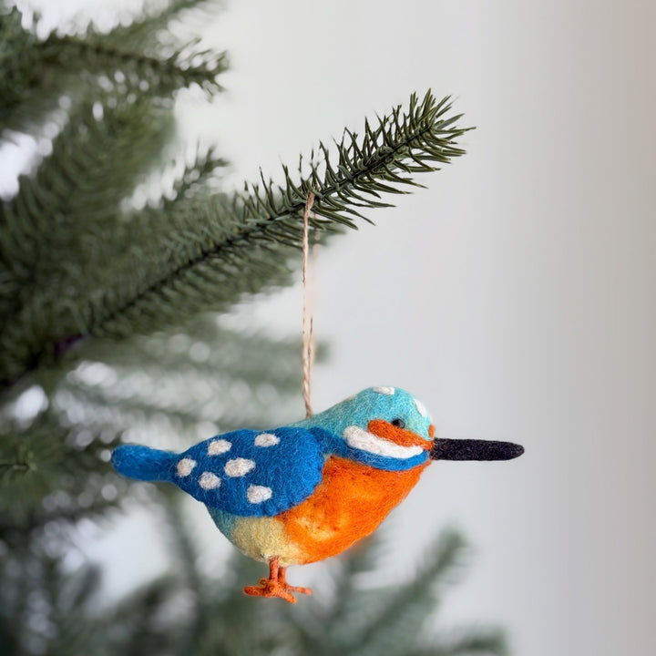 Felt Bird Ornaments Set of 6 - B set
