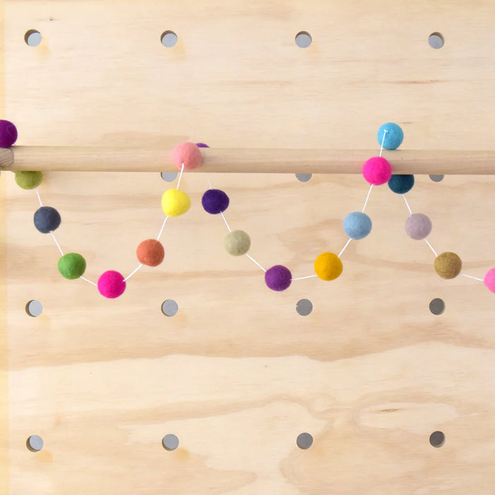 Sale Colorful Pompom Felt Ball Garland