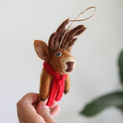 Felt Ornament - Christmas Reindeer