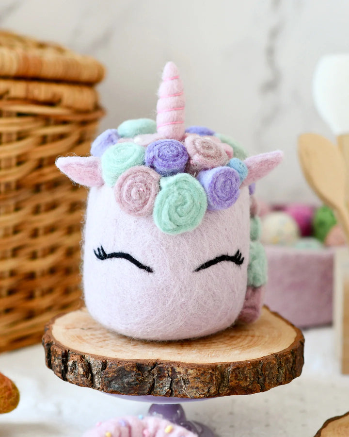 Sale Felt Unicorn Cake in Pastel Colors