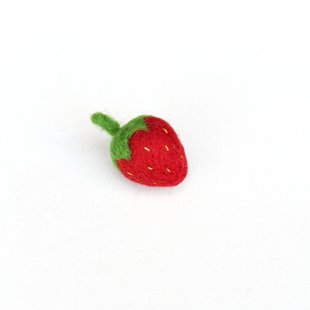 Felt Strawberries, Set of 3