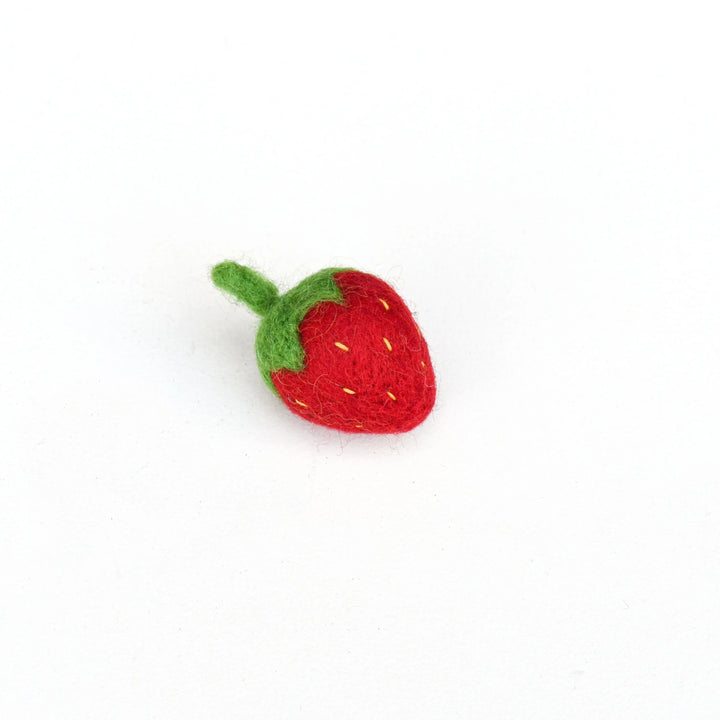 Felt Strawberries, Set of 3