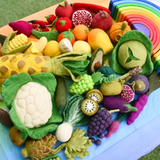 Felt Fruits and Vegetables, Set A, 14 pcs · view 5