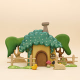 Second view of the wooden fence section from an angle · view 2