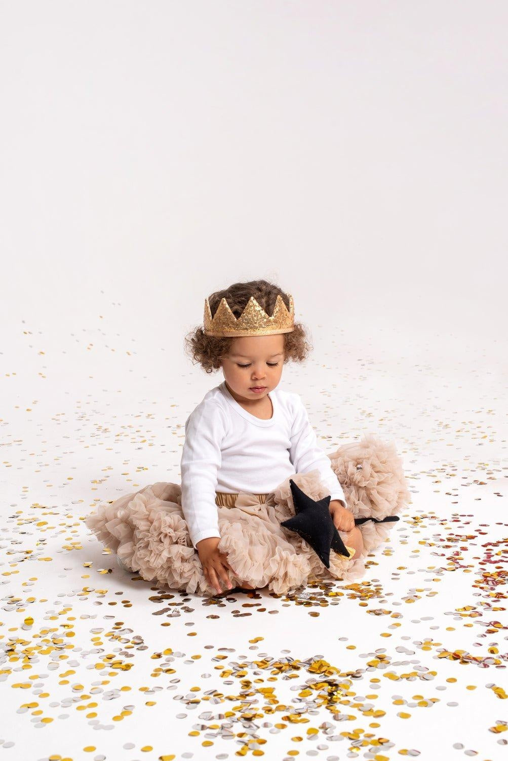 “Gold Sequins” Fairy-tale Crown