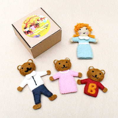 Goldilocks and the Three Bears, Finger Puppet Set