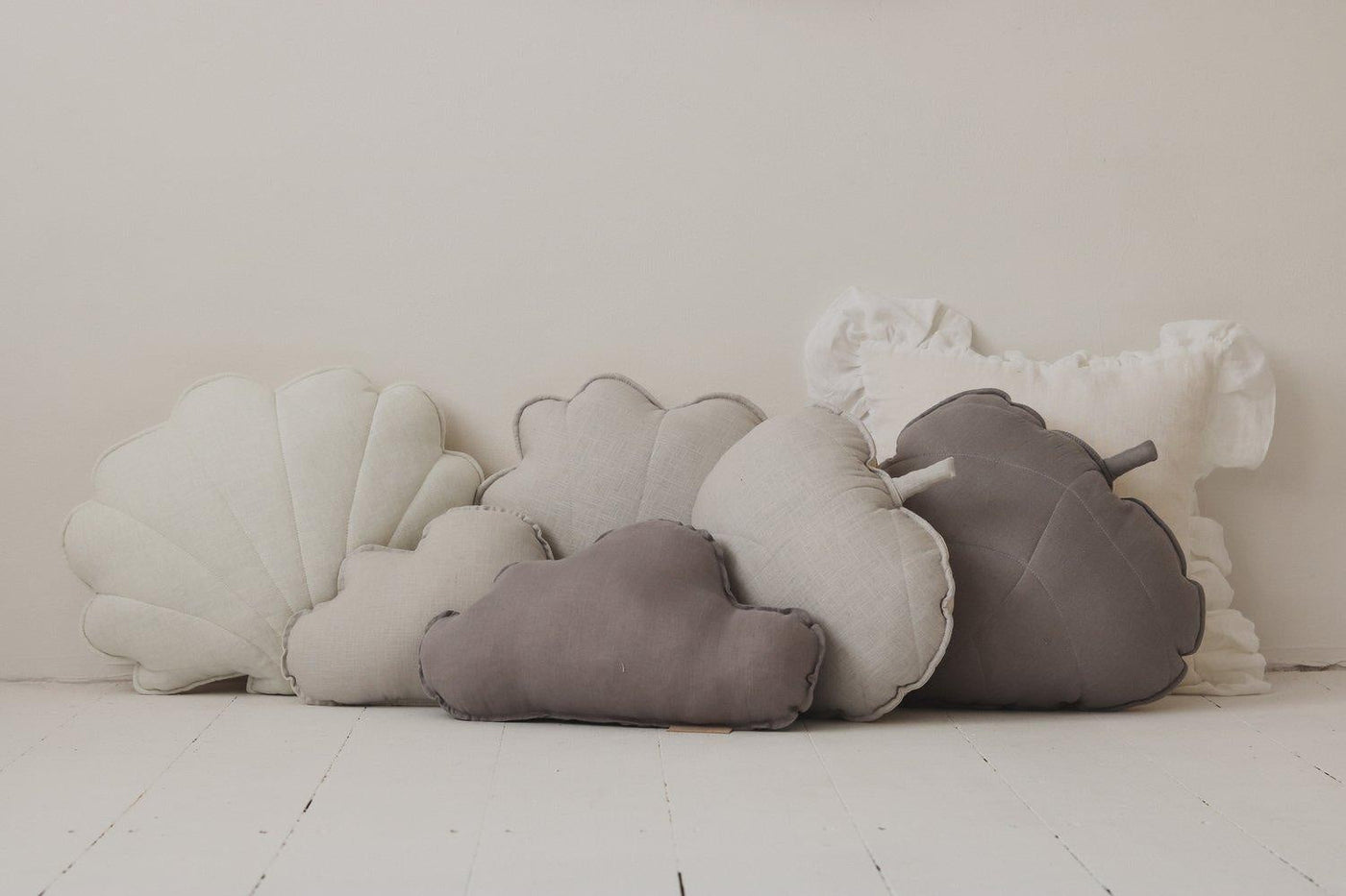 Linen “Grey” Cloud Pillow