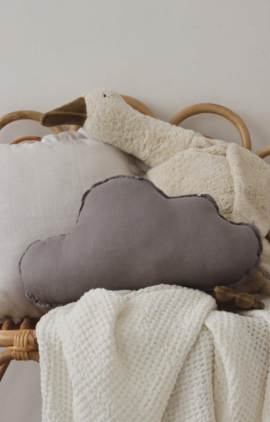 Linen “Grey” Cloud Pillow