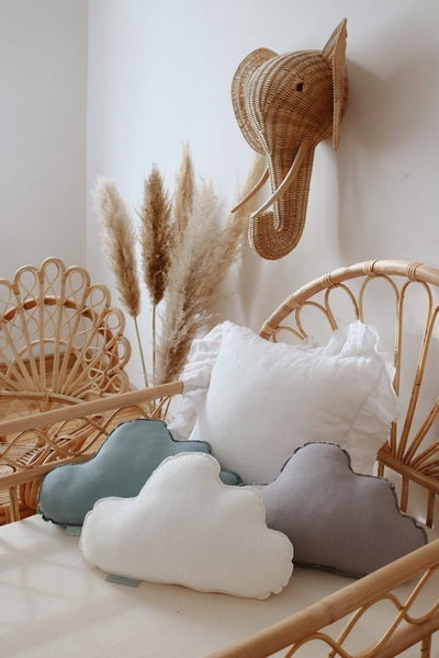 Linen “Grey” Cloud Pillow