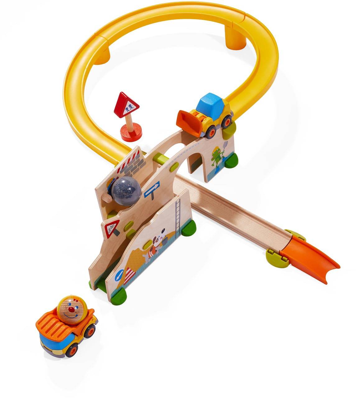 HABA Kullerbu Construction Site Play Track Starter Set