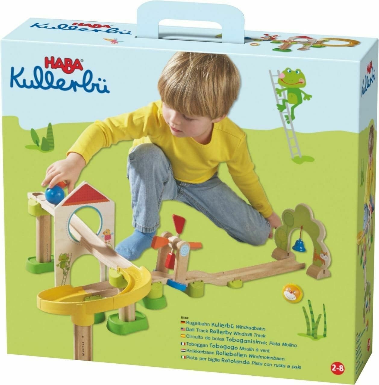 HABA Kullerbu Windmill 25 Piece Starter Track Set