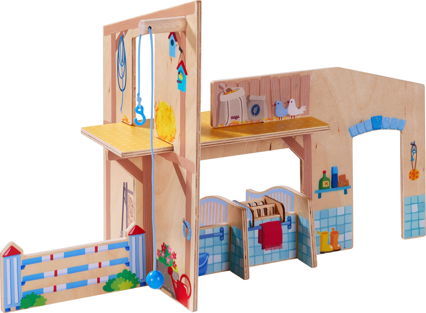 HABA Little Friends Happy Horse Riding Stable