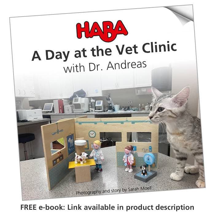 HABA Little Friends Vet Clinic Play Set with Rebecca Doll