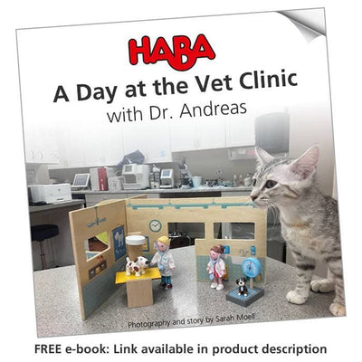 HABA Little Friends Vet Clinic Play Set with Rebecca Doll