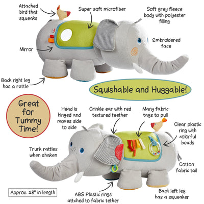 HABA Elephant Discovery Pillow