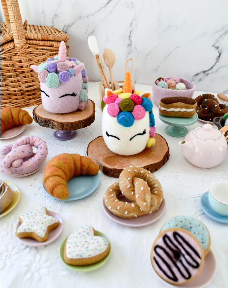 Pre-Order Felt Heart Icing Cookies with Sprinkles (Ships in mid-November)