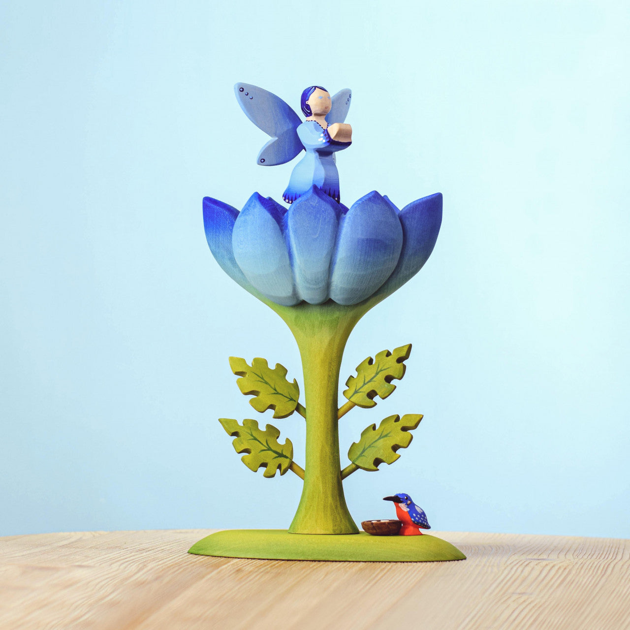 Pre-Order Bumbu Large Blue Flower (Ships in late June)