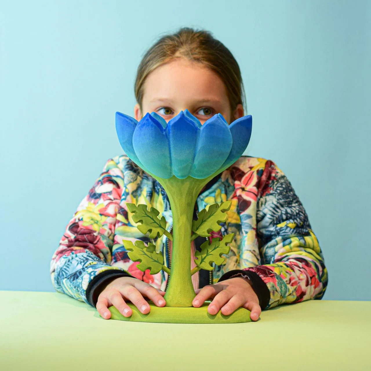 Pre-Order Bumbu Large Blue Flower (Ships in late June)