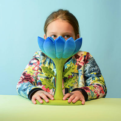 Pre-Order Bumbu Large Blue Flower (Ships in late June)