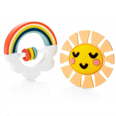 Lucy Darling Little Rainbow Baby Teether Toy Set