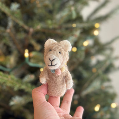 Llama Finger Puppet