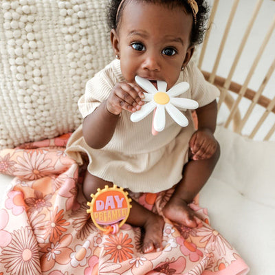 Lucy Darling Flower Child Baby Teether Toy Set