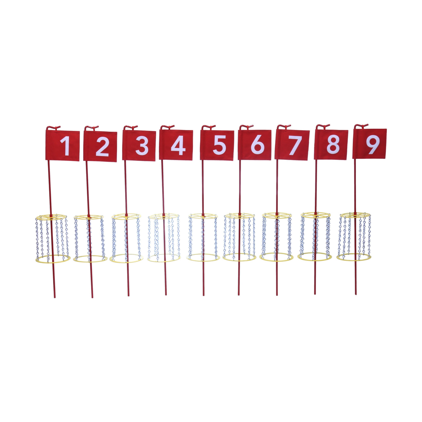Deluxe Flag Croquet Golf Game Set, With Duffel Carry Bag