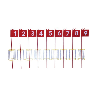 Deluxe Flag Croquet Golf Game Set, With Duffel Carry Bag