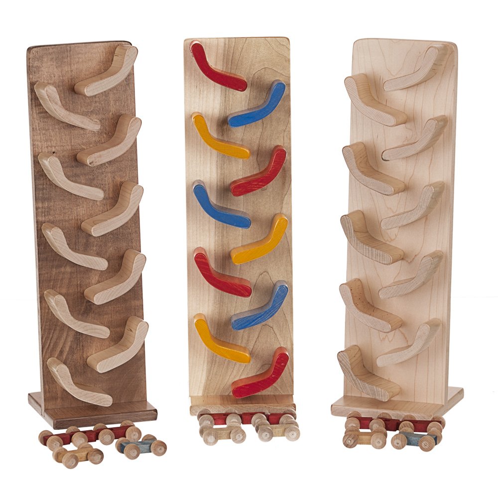 Mini Car Roller Wooden Toy, Pack of Cars Included