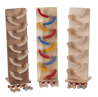 Mini Car Roller Wooden Toy, Pack of Cars Included