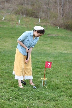 Deluxe Flag Croquet Golf Game Set, With Duffel Carry Bag