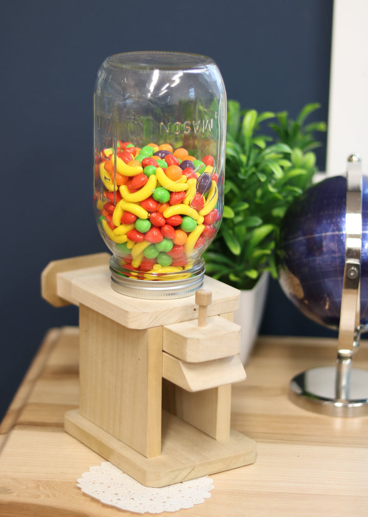 Jar Candy Dispenser, Great for M&amp;M&