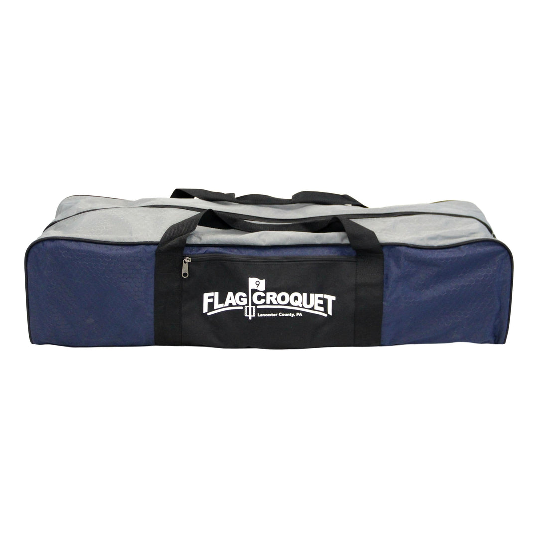 Deluxe Flag Croquet Golf Game Set, With Duffel Carry Bag