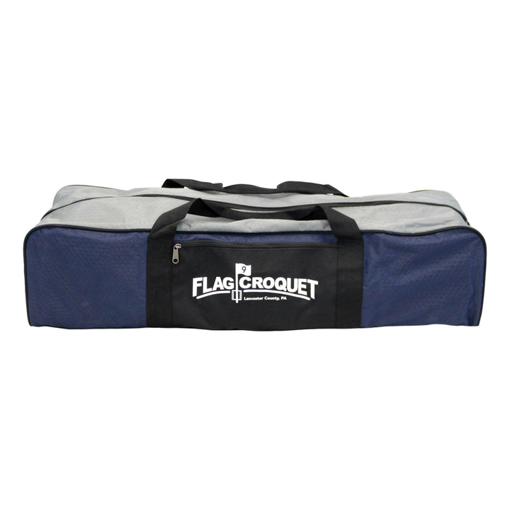Deluxe Flag Croquet Golf Game Set, With Duffel Carry Bag