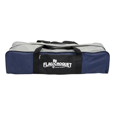Deluxe Flag Croquet Golf Game Set, With Duffel Carry Bag