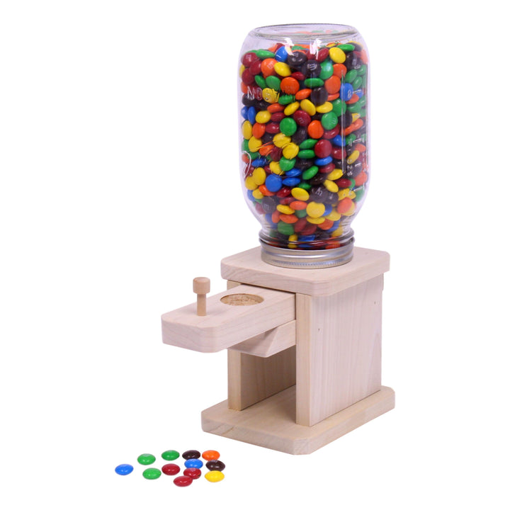 Jar Candy Dispenser, Great for M&amp;M&