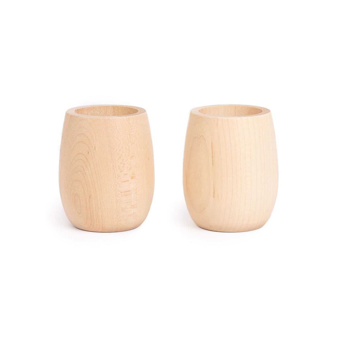 Wood Play Cups, Set of 2