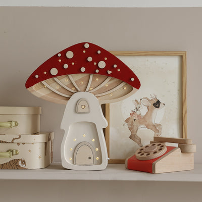 Little Lights Mushroom House Lamp