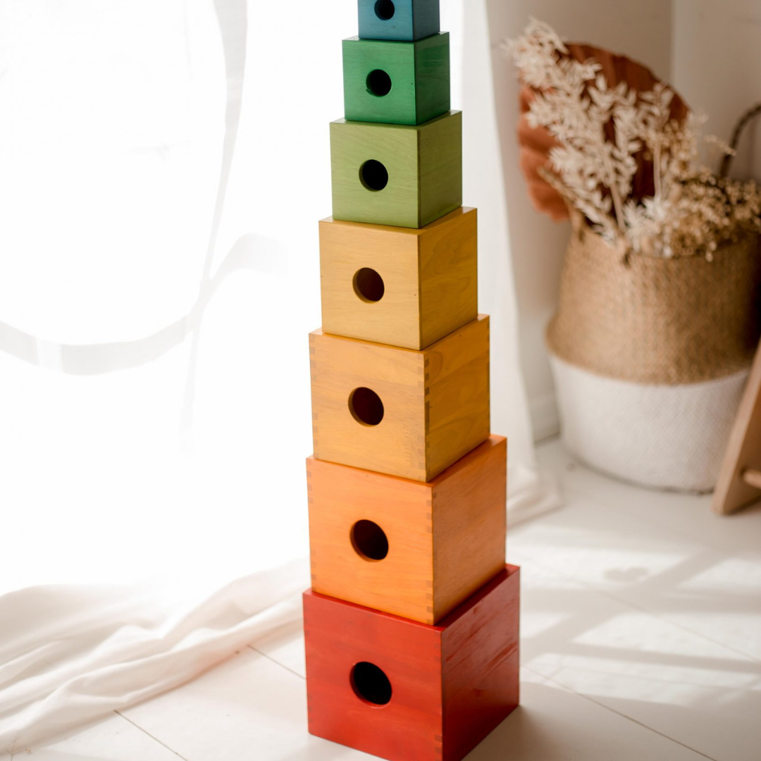 Q Toys Rainbow Nesting Boxes