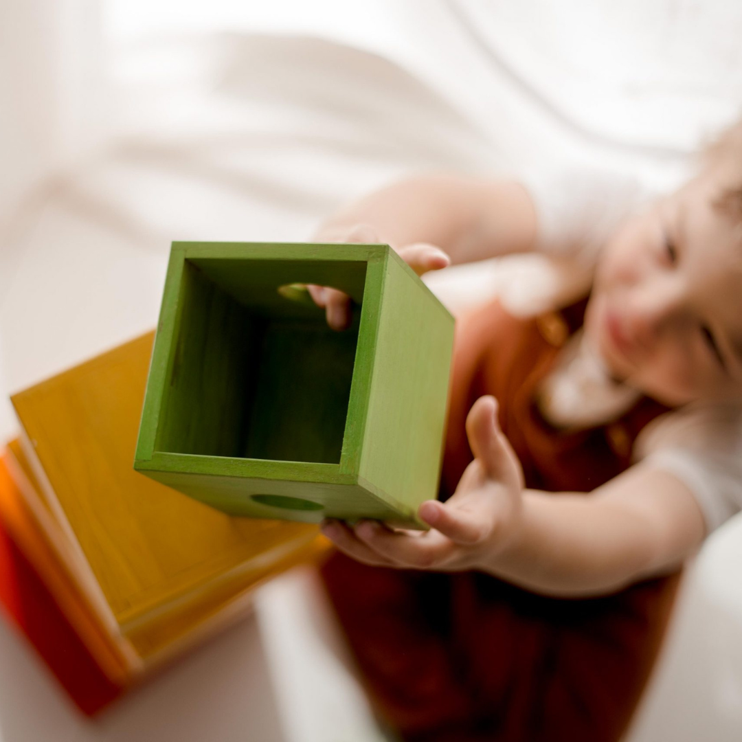 Sale Q Toys Rainbow Nesting Boxes