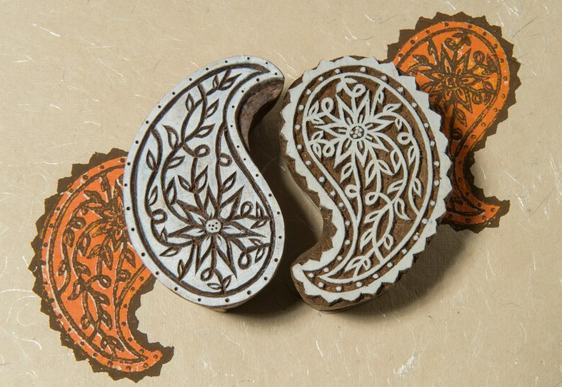 Paisley Stamp, Set of 2