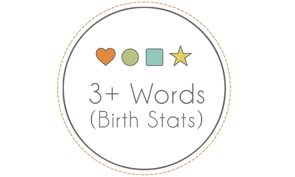 Bannor Personalization - 3+ Words / Birth Stats