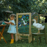 Q Toys Toddler Wooden Perspex Easel · view 1