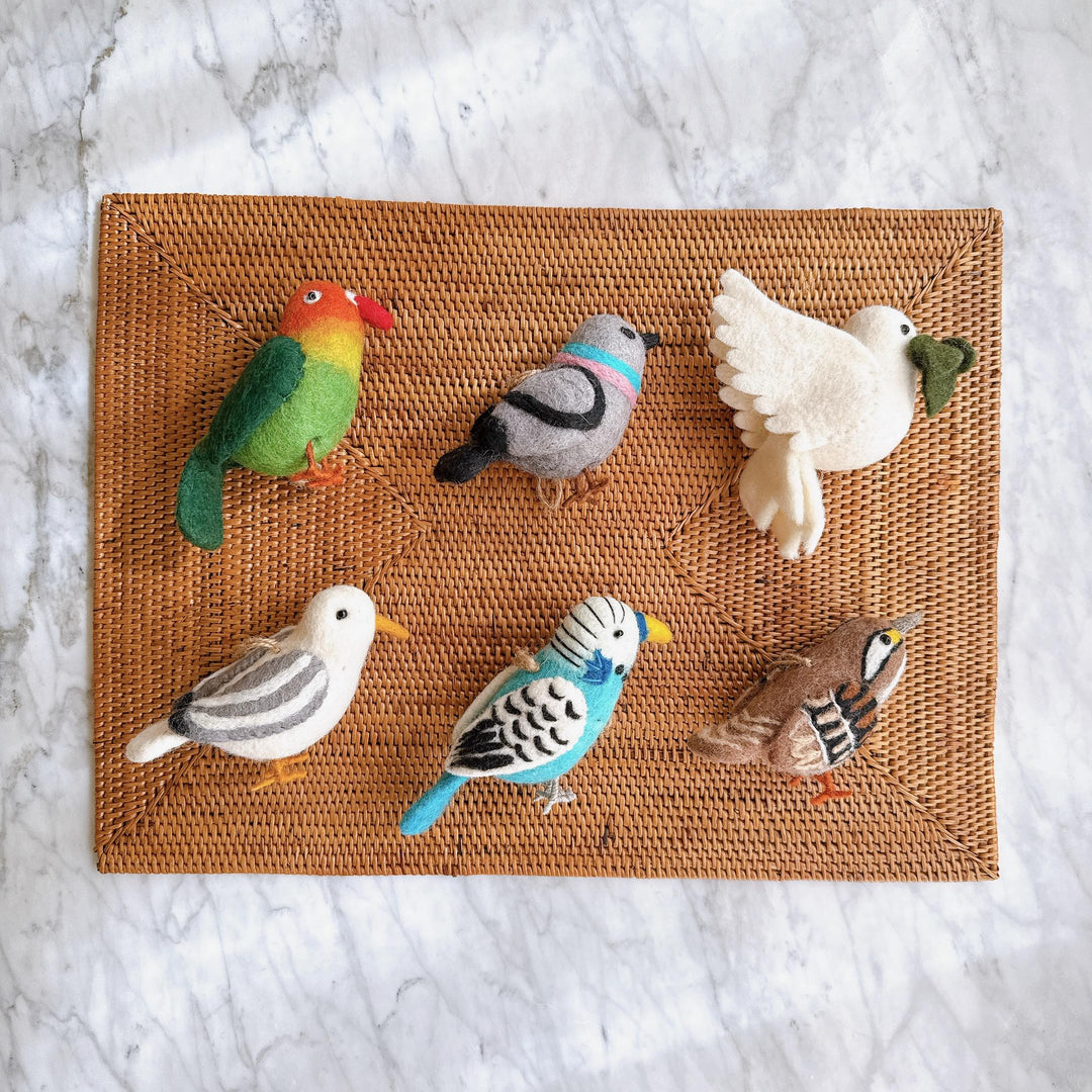 Pigeon Felt Ornament